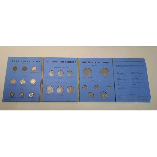 Twentieth Century U.S Coin Collection Book With Assorted U.S Coins Including Silver - FV: $0.48