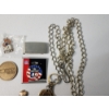 Image 5 : Lot of Assorted Items: Coin Jewelry, Gold-Filled Heart Pendant, Money Clip, Nascar Coin, Popeye Pin