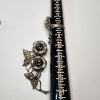 Image 5 : Sterling Silver Rings & Rose Pin - Total Weight: 19.2g