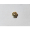 Image 3 : Gorgeous 14K Yellow Gold Pin with Black Center Stone - Pin Weight: 2.2g