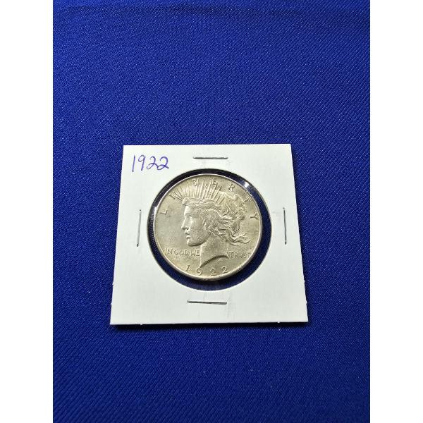 1922 Silver Peace Dollar - Excellent Condition!
