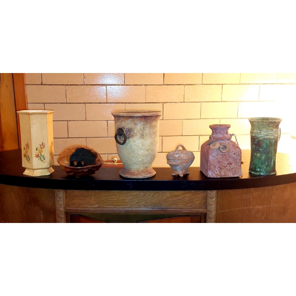 Pottery Group Lot As Shown - Includes StoneWare & Terra Cotta Pcs