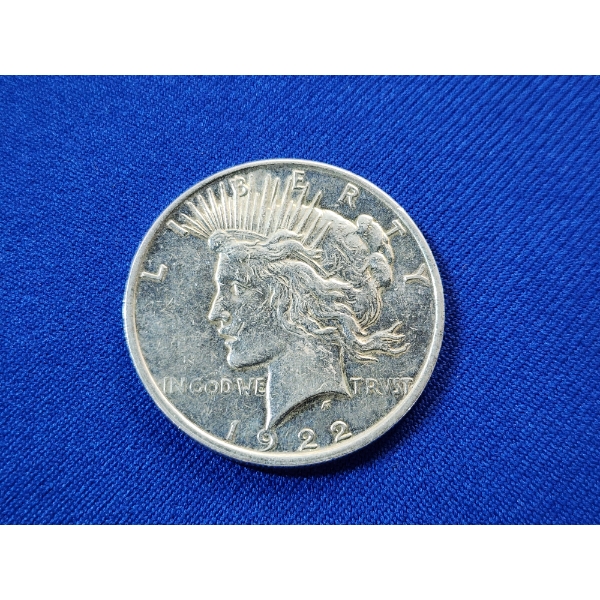 1922 90% Silver Peace Dollar
