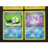 Image 3 : Four Vintage Team Rocket "Dark" Pokemon Trading Cards /82 - Ft. Vaporeon, Jolteon & More! 