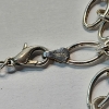 Image 3 : Sterling Silver Chain 18" Necklace with Stainless Steel Heart Pendant TW: 21.1g