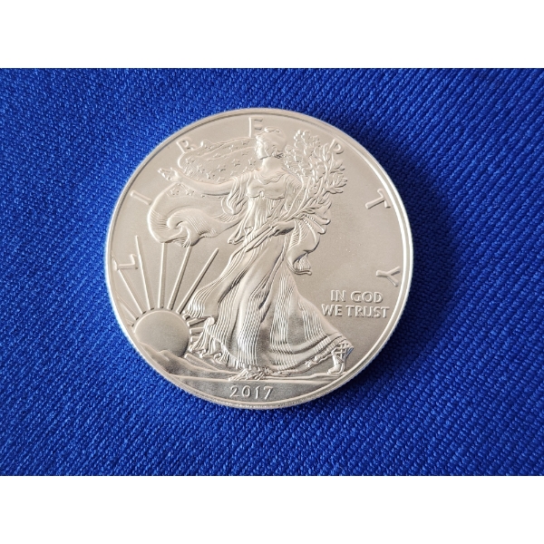 2017 Silver American Eagle $1 Coin - 1 oz .999 Fine Silver