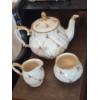 Image 1 : Pickup In Canton - 2 Piece Vintage English Hand Painted Wash Basin & Pitcher - Mint Condition