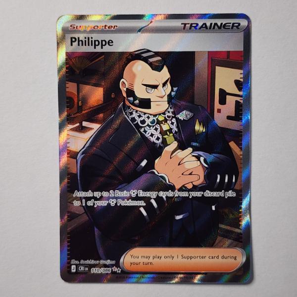 Philippe 110/086 Holo Rare Near Mint Pokemon Trading Card