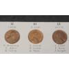 Image 3 : Small 1964 Nixon Cent, Gettysburg & Apollo Moon Missions Stamped Commemorative Lincoln Cents 