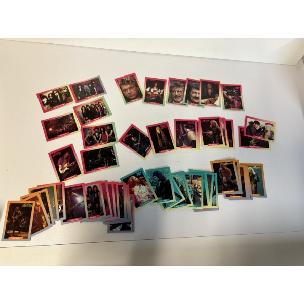 1991 Brockum Rock N' Roll Cards 1-288 Completed 7-20-93 - Includes Black Sabbath - Grateful Dead