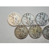 Image 2 : Assorted Years Silver Walking Liberty Half Dollars Face Value: $3.50