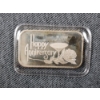 Image 1 : Vintage 1990 Silver Towne Happy Anniversary One Ounce .999 Fine Silver Bar 