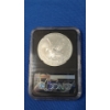 Image 3 : 2023-W NGC MS70 Burnished First Day Of Issue 1 oz .999 Fine Silver American Eagle - Signed