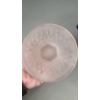 Image 4 : Vintage Indiana Diamond Point Frosted Pink Glass Vase & Cobalt Blue Hobnail Mini Pitcher 
