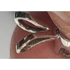 Image 3 : 14K White Gold Classic Solitaire Diamond Pendant - Weight: 0.4g