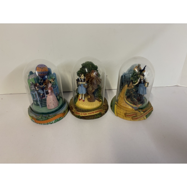 3 Wizard of Oz Musical Globes Limited Edition - There's no place like home (Turner Ent. Co 1996) - W