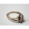 Image 4 : 14K Gold Ring with Stones - Size 7.5 - Total Weight: 2.3g