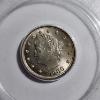 Image 2 : PCGS MS63 GRADED 1900 Untied States Liberty V Nickel in OLDER GRADING SLAB!
