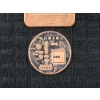 Image 8 : Two 1 Oz Copper Ounces - One Bitcoin Coin & One Thousand Dollar Bar 