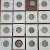 Image 5 : $5.00 Face Value in Assorted 90% Silver United States Washington Head Quarters in Binder Page