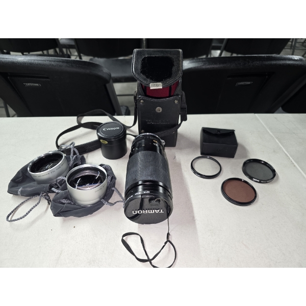 7 Assorted Camera Lenses incl Wide Angle, Telephoto and More