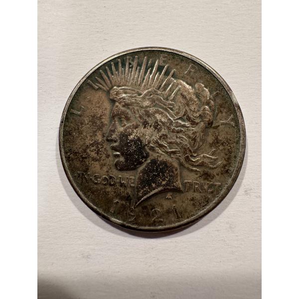 1921 United States Peace Silver Dollar - Low Mintage Coin - Hard To Find