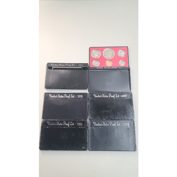 1973 - 1977 United States Proof Coin Sets