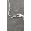 Image 3 : Platinum 18" Necklace - Weight: 4.7g