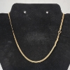 Image 1 : 14K Yellow Gold Herringbone Necklace (Damaged) TW: 4.4g