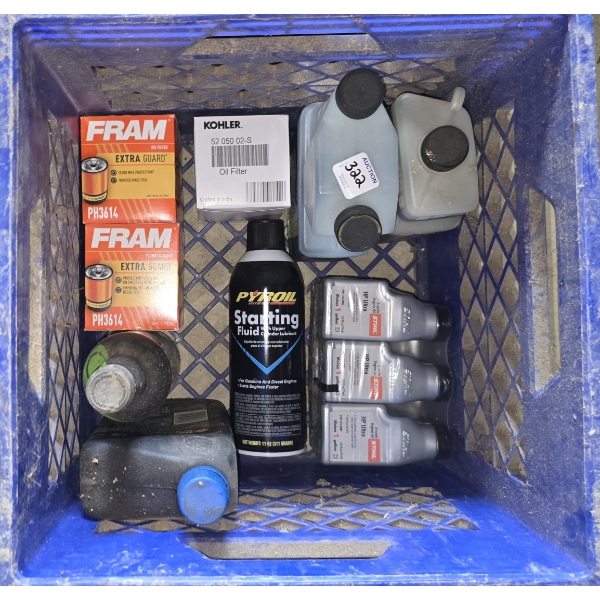 Assorted Engine Fluids