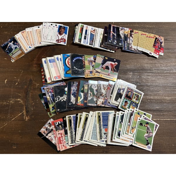 Assorted Baseball Cards - box of baseball cards - Dodgers - Baltimore Orioles - etc.