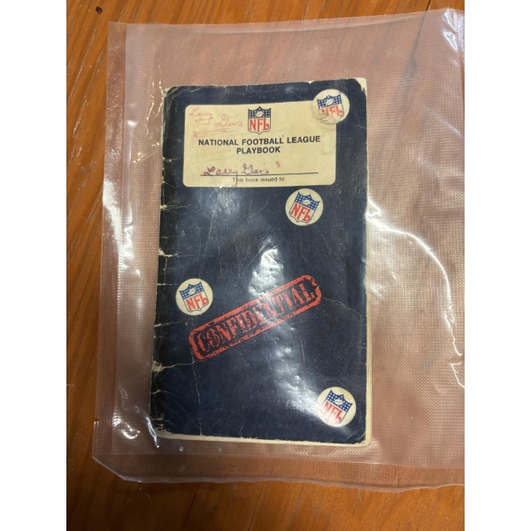 Rare National Football League Dolphins Playbook - Coach Larry Geis - Confidential - Writing inside