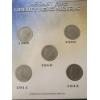 Image 4 : Three US Coin Displays - Coins of American Frontier, WWII Silver Nickel Set & Last 5 Liberty Nickels