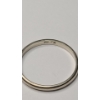 Image 8 : 14K Gold 3 Stone Princess-cut Diamond Engagement Ring With 14K Gold Wedding Band - Weight: 6.3g