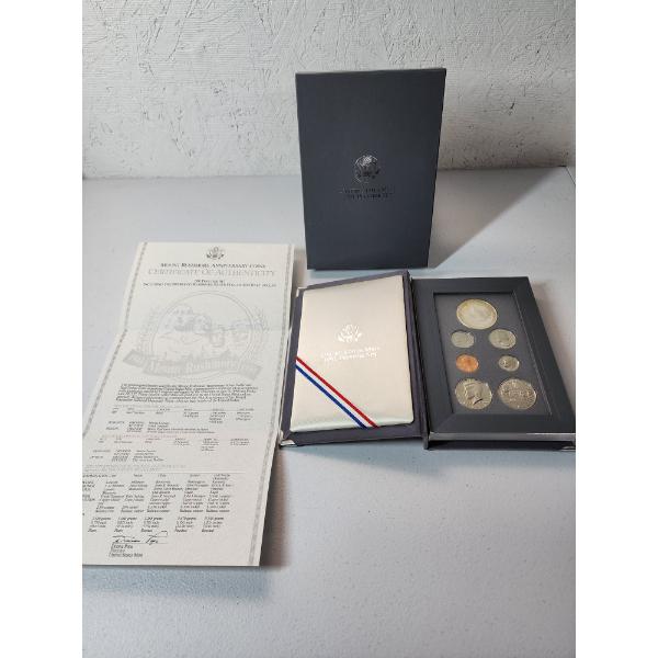 U.S. Mint 1991 Prestige Set Mount Rushmore Anniversary Coins Including Silver Dollar