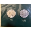 Image 6 : 40% Silver - FV $5.00 - Eisenhower One Dollar Coins 971-1974 & 1976 - Eisenhower Copper-Nickel Clad 