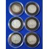 Image 5 : x6 Assorted Years 90% Silver Walking Liberty Half Dollars in Capsules FV: $3.00