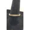 Image 1 : Women's 10K Yellow Gold Channel Set Band Ring With Diamonds - Size 7 - Weight: 1.6g