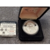 Image 1 : Eddie George One Troy Ounce .999 Fine Silver Coin - Ohio State & Houston Oilers