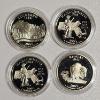 Image 3 : Lot Of 4 United States Statehood Quarter Dollar Clad Proof Coins (see pics) FV: $1.00