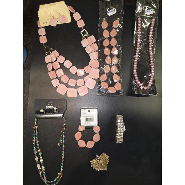 Four New Necklaces, Two New Bracelets And Large Leaf Pendant