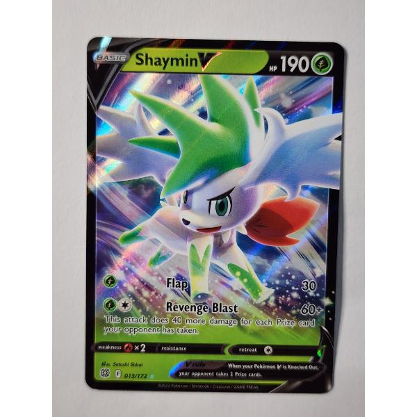 Shaymin V 013/172 Holo Rare Vintage Pokemon Trading Card