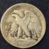 Image 3 : HTF 1916 D Walking Liberty Half dollar (50c) - Circulated see Pics