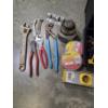 Image 5 : Loaded Plastic Stanley Toolbox- Includes Level, Socket Set, Wrenches, Knife, Tape, Screwdrivers & Mo