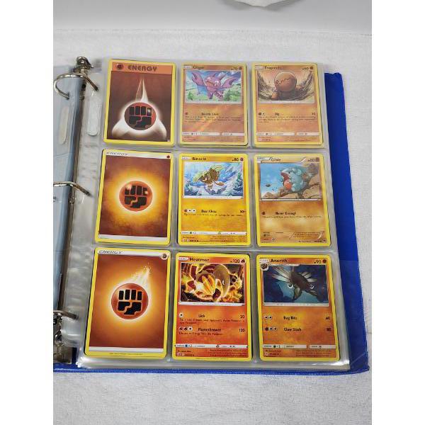 Binder Filled With Assorted Pokemon Trading Cards Including Vintage, Holo, Reverse Holo & MORE!