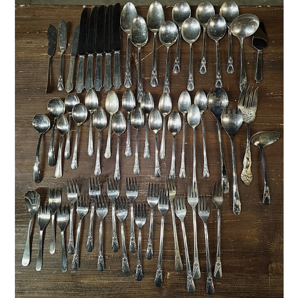 Lot of Silverplate Silverware - 2024.9g Total Weight