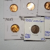 Image 10 : Lot of 32 Assorted Lincoln Wheat Cents - 1950's - Various Conditions & Errors - Face Value: $0.32