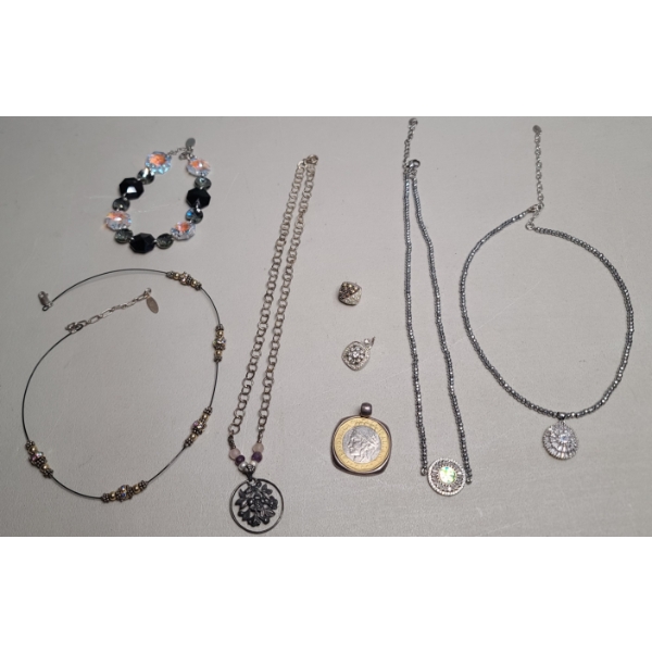 Assorted Fashion Jewelry With Sterling Elements 