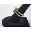 Image 3 : 14K Gold Diamond Ring Enhancer Ring with Diamonds - Size 8 - Total Weight: 4.5g