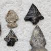 Image 3 : EARLY AMERICAN! Antique Assortment of Native American Stone Artifacts including Arrow/Spear Heads